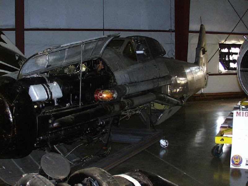 Blohm Voss BV 155 exhibido en el Museo Nacional del Aire y del Espacio