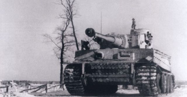 Tiger de una unidad no identificada en el Frente Oriental. Marzo 1943