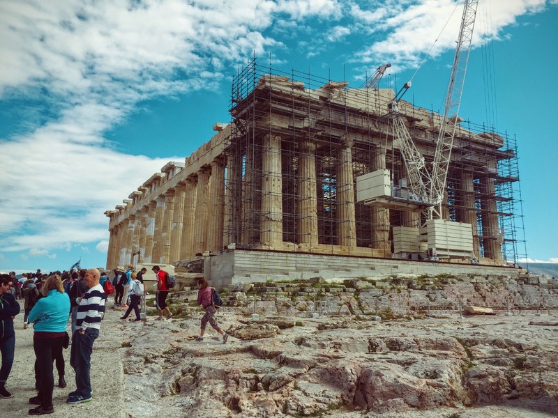 Crónica de un viaje a Grecia 2016 (En construcción) - Blogs de Grecia - 10 Marzo - Atenas (Acrópolis, Anafiotika, Colina Filopappos) (6)