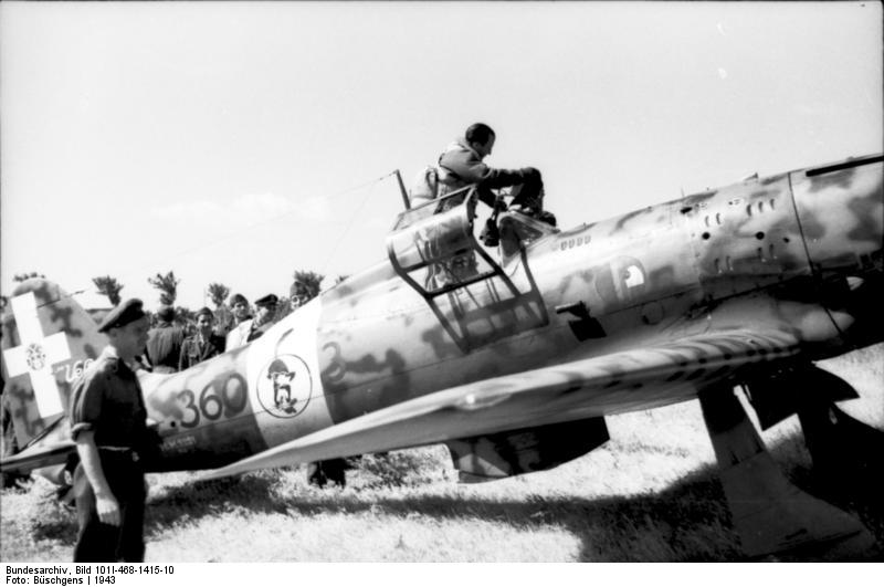 Un Folgore de la Aviazione Cobelligerante Italiana en 1943