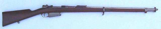 Fusil Máuser belga, estéticamente era muy parecido al kommission 88