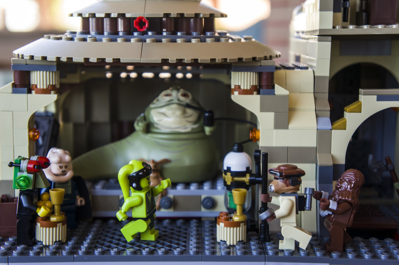 Jabba the hutt lego fashion set