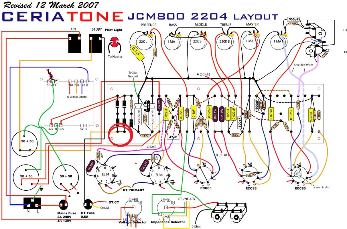 Marshall 2204 схема