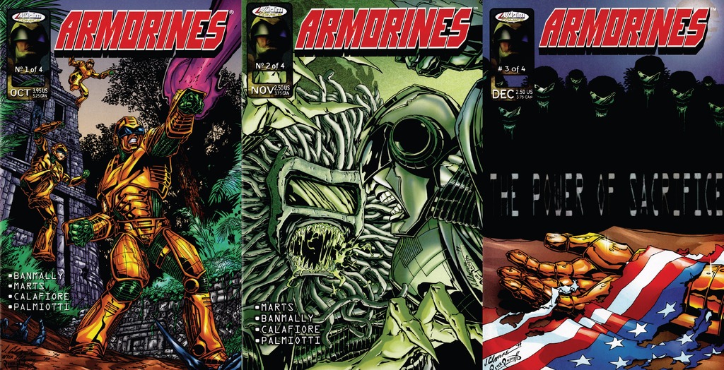 Armorines #1-4 (1999-2000) Complete