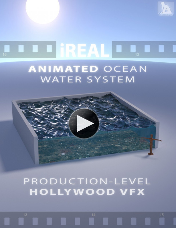 00 main ireal animated ocean water system daz3d